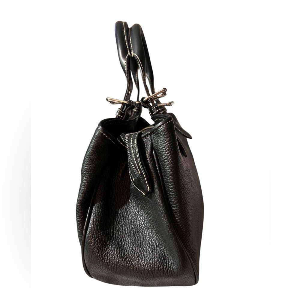 Dooney & Bourke Pebbled Leather All Weather Leather Bag/Satchel, Minimalist - Picture 3 of 14